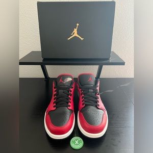 AIR JORDAN 1 LOW - Reverse Bred (Gym Red)